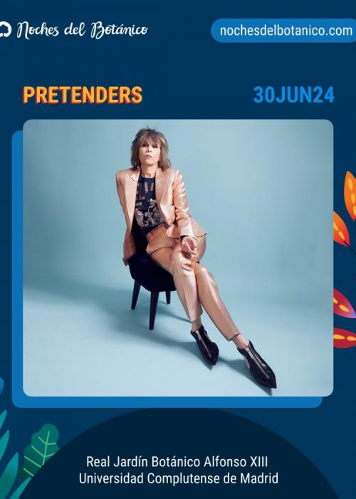Cartel de Concierto de The Pretenders en Madrid