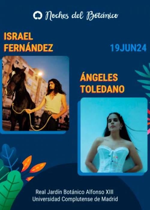 Cartel de Concierto de Israel Fernández + Ángeles Toledano en Madrid