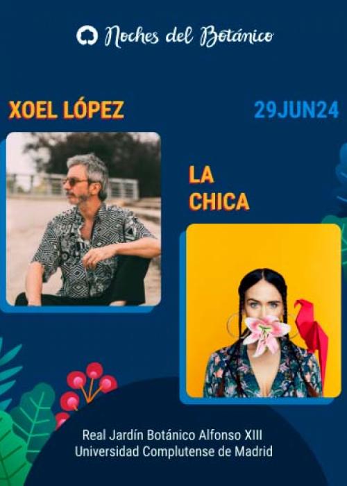 Cartel de Concierto de Xoel López + La Chica en Madrid