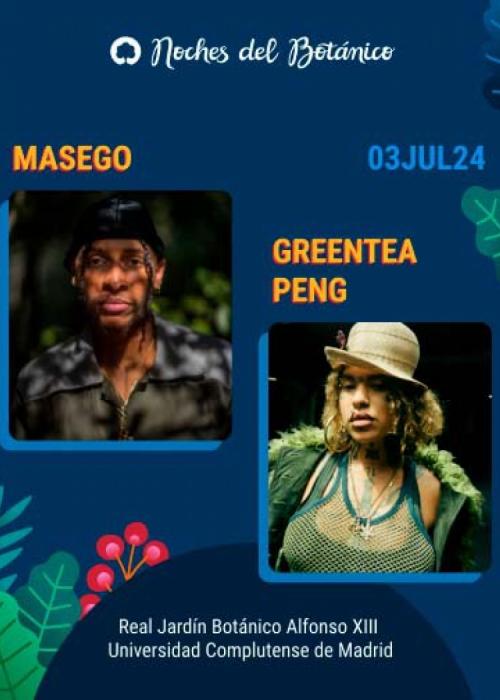 Cartel de Concierto de Masego + Greentea Peng en Madrid