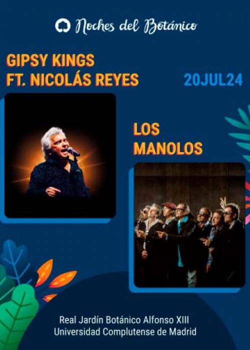Cartel de Concierto de Gipsy Kings + Los Manolos en Madrid