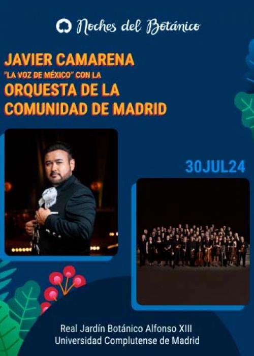 Cartel de Concierto de Javier Camarena + La Orquesta de la Comunidad de Madrid