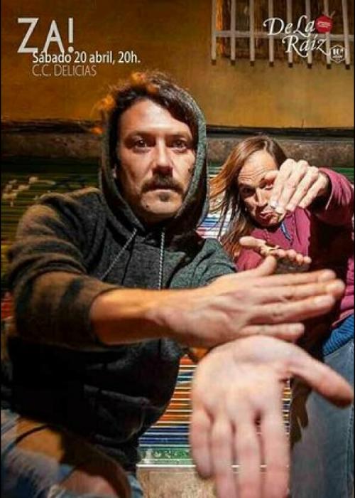 Cartel de Concierto de ZA! en Zaragoza