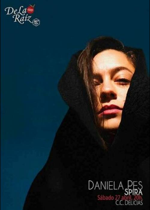 Cartel de Concierto de Daniela Pes en Zaragoza