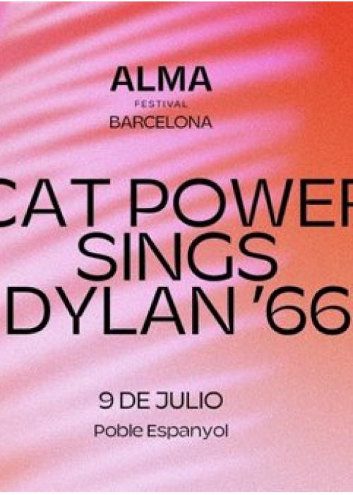 Cartel de Concierto de Cat Power en Barcelona