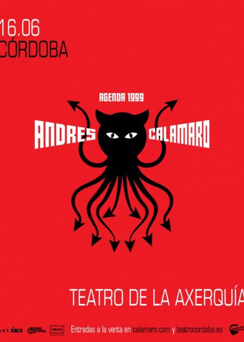 Cartel de Concierto de Andrés Calamaro en Córdoba