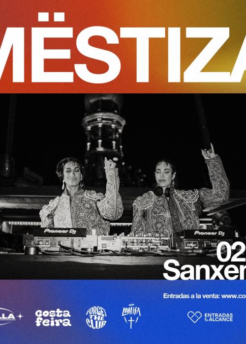 Cartel de Concierto de Mëstiza en Sanxenxo