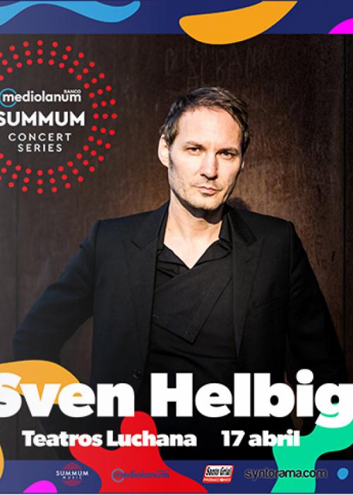 Cartel de Concierto de Sven Helbig en Madrid