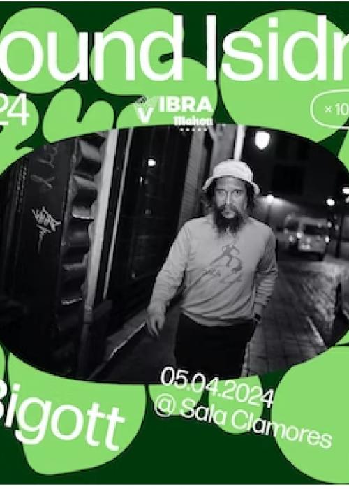 Cartel de Concierto de Bigott en Madrid