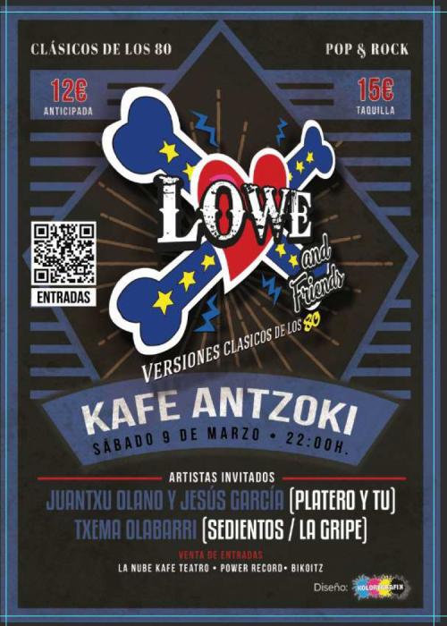Cartel de Concierto de LOWE BAND en Bilbao