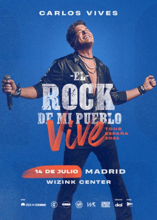 Cartel de Concierto de Carlos Vives en Madrid