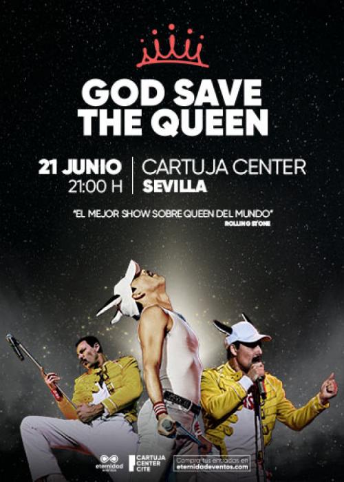 Cartel de Concierto de God Save the Queen en Sevilla