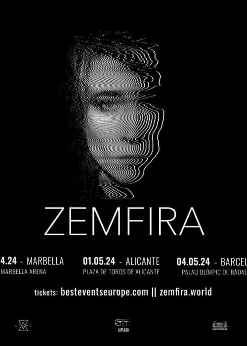 Cartel de Concierto de Zemfira en Alicante