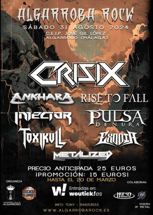 Cartel de Algarroba Rock Fest 2024