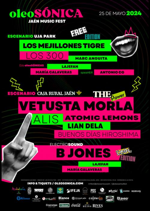 Cartel de Oleosónica Jaén Music Fest 2024
