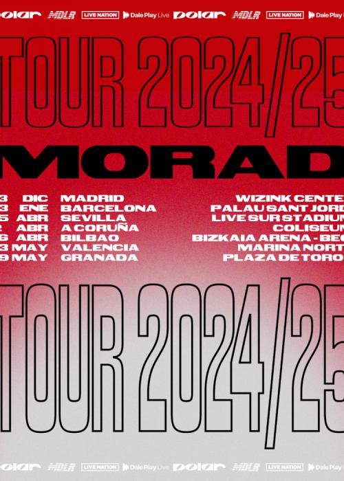 Cartel de Concierto de Morad en Granada