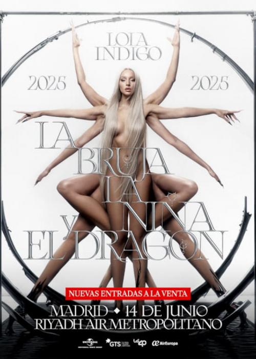 Cartel de Concierto de Lola Índigo en Madrid