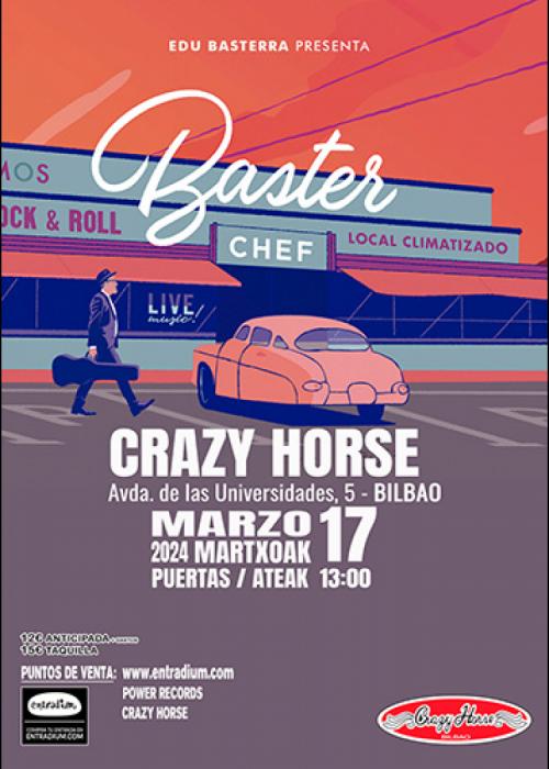 Cartel de Concierto de BASTERCHEF en Bilbao