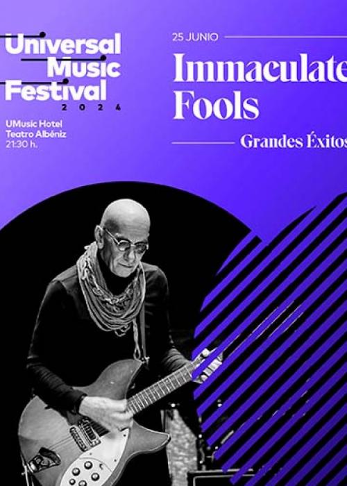 Cartel de Concierto de Immaculate Fools en Madrid