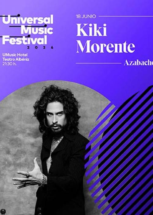 Cartel de Concierto de Kiki Morente en Madrid