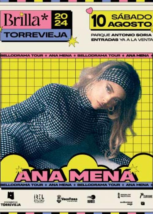 Cartel de Concierto de Ana Mena en Torrevieja
