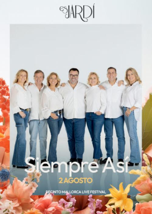 Cartel de Concierto de Siempre Así en Palma de Mallorca
