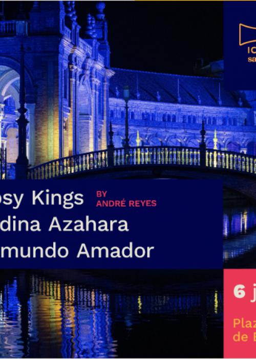 Cartel de Concierto de Gipsy Kings + Medina Azahara + Raimundo Amador en Sevilla