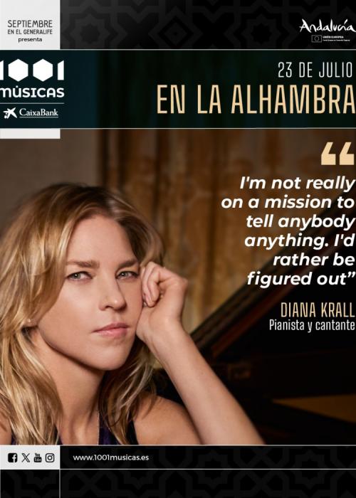 Cartel de Concierto de Diana Krall en Granada