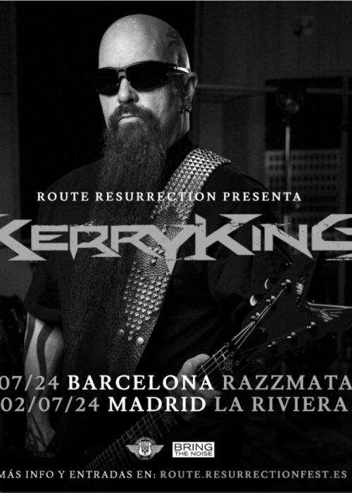 Cartel de Concierto de Kerry King en Barcelona
