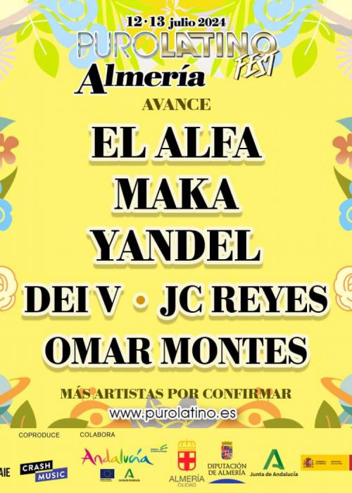 Cartel de Puro Latino Fest 2024 Almería