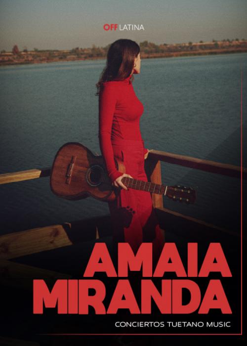 Cartel de Concierto de Amaia Miranda en Barcelona