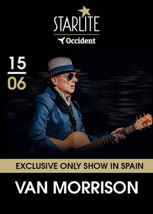 Cartel de Concierto de Van Morrison en Málaga