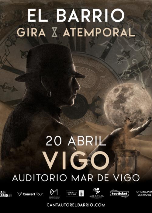 Cartel de Concierto de El Barrio en Vigo