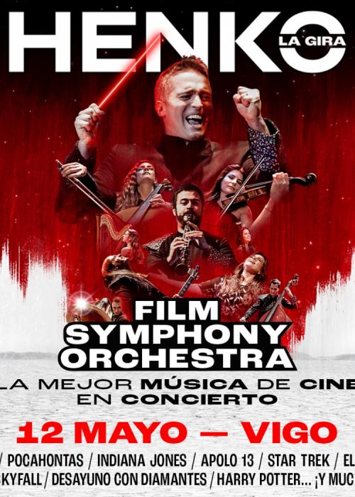 Cartel de Concierto de la Film Symphony Orchestra en Vigo