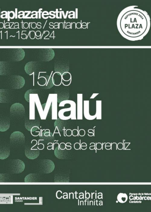 Cartel de Concierto de Malú en Santander