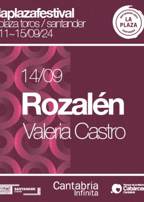 Cartel de Concierto de Rozalén + Valeria Castro en Santander
