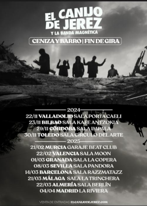 Cartel de Concierto de El Canijo de Jerez en Barcelona