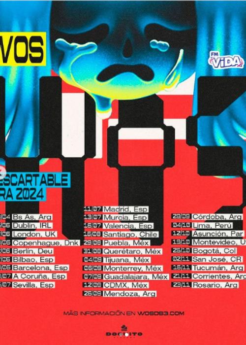 Cartel de Concierto de Wos en Sevilla