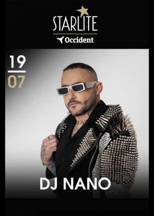 Cartel de DJ Nano en Marbella