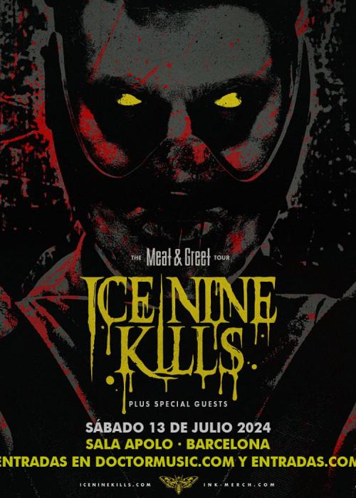 Cartel de Concierto de Ice Nine Kills en Barcelona