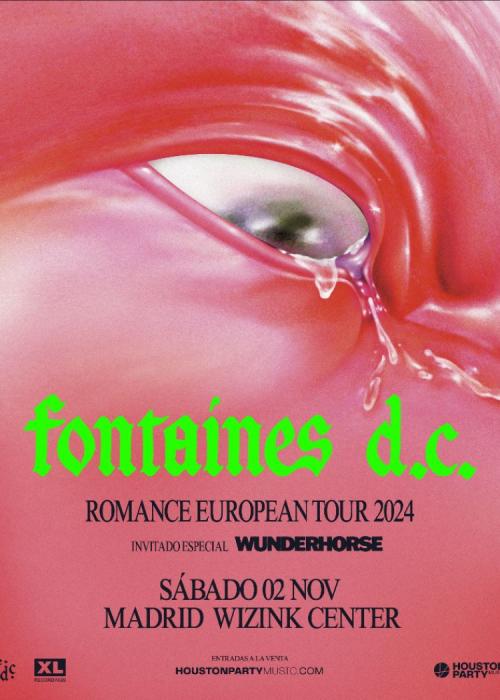 Cartel de Concierto de Fontaines D.C. en Madrid