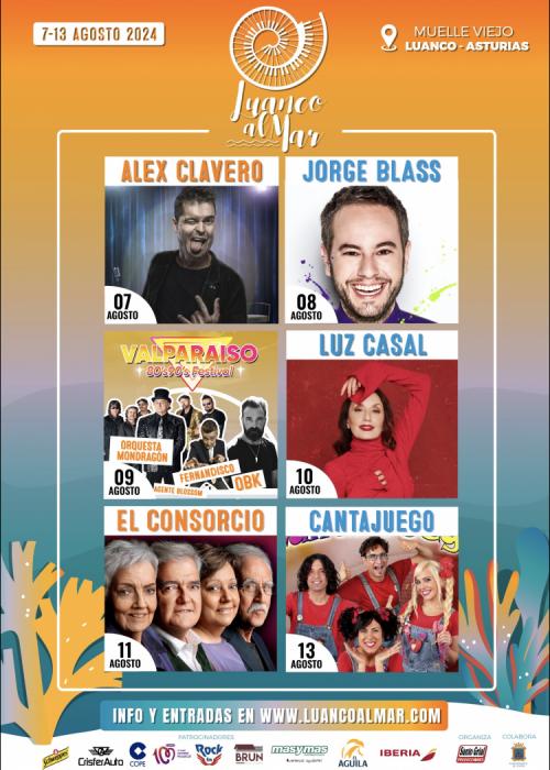 Cartel de Luanco al Mar Fest 2024