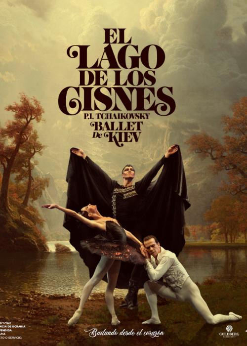 Cartel de El Lago de los Cisnes en Segovia