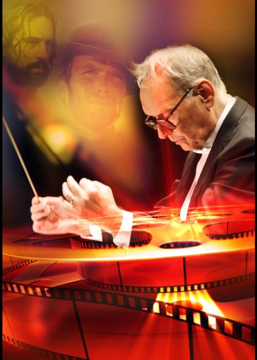 Cartel de Concierto de Morricone y 100 años de cine en Segovia