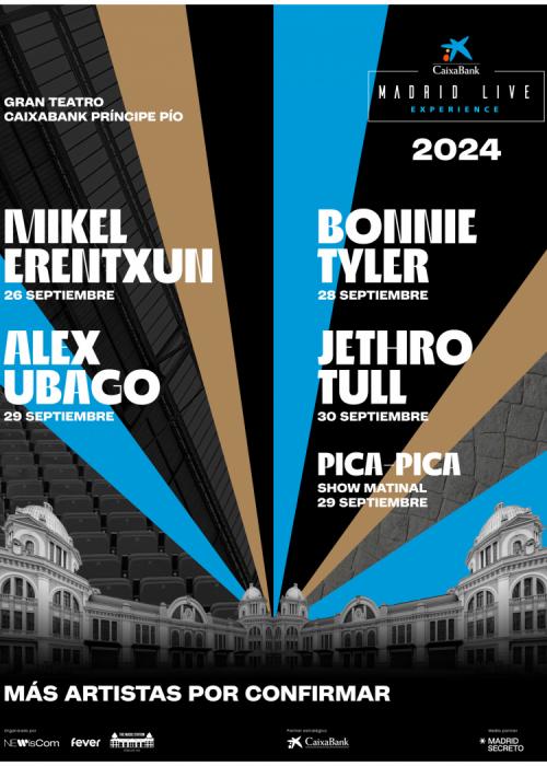 Cartel de Concierto de Mikel Erentxun en Madrid