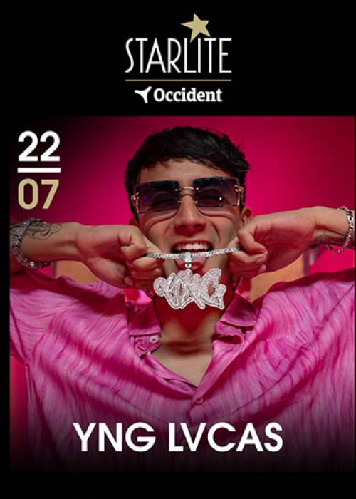 Cartel de Concierto de YNG LVCAS en Málaga