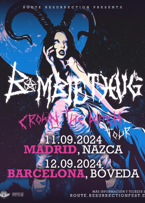 Cartel de Concierto de Bambie Thug en Madrid