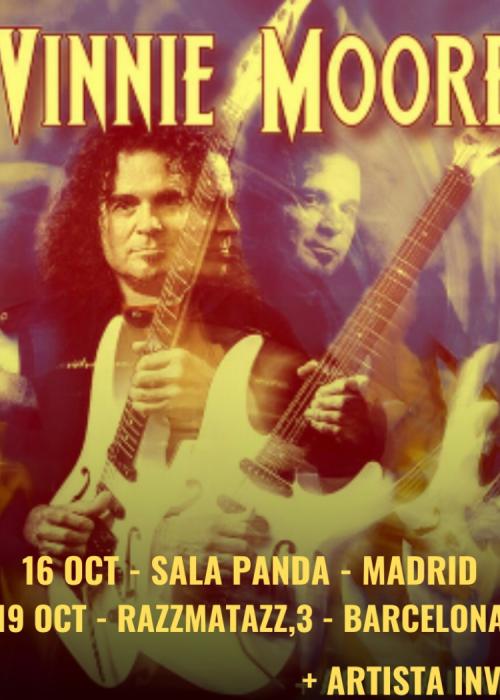 Cartel de Concierto de Vinnie Moore en Madrid
