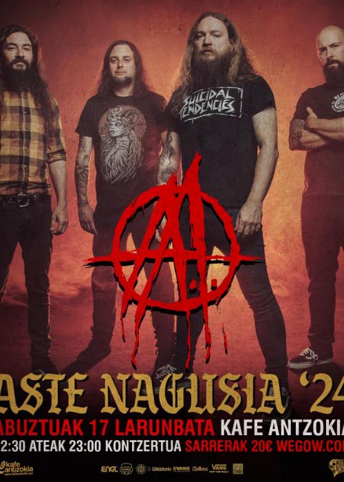 Cartel de Concierto de Angelus Apatrida en Bilbao