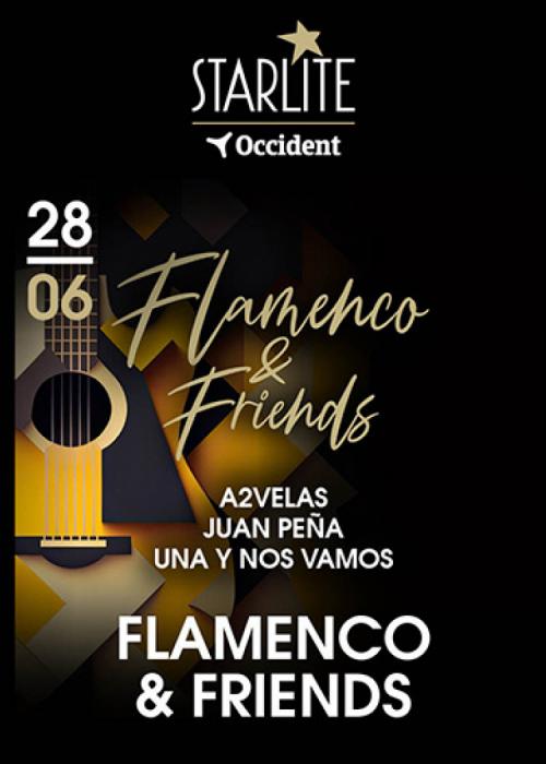 Cartel de Flamenco & Friends en Málaga